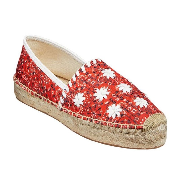 Jack Rogers Shoes - Jack Rogers Red and White Espadrilles 6.5